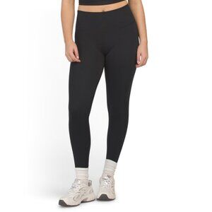 BALANCE COLLECTION Black/black 2pk Easy Stretch Ankle Leggings